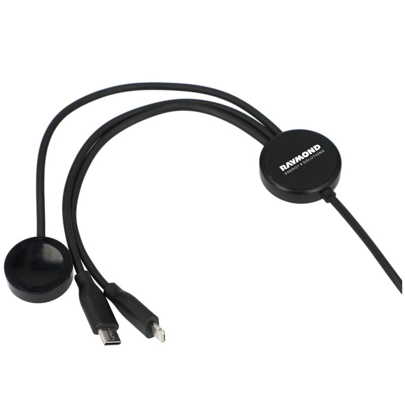 Raymond 5-in-1 Long Charging Cable with iWatch Charger