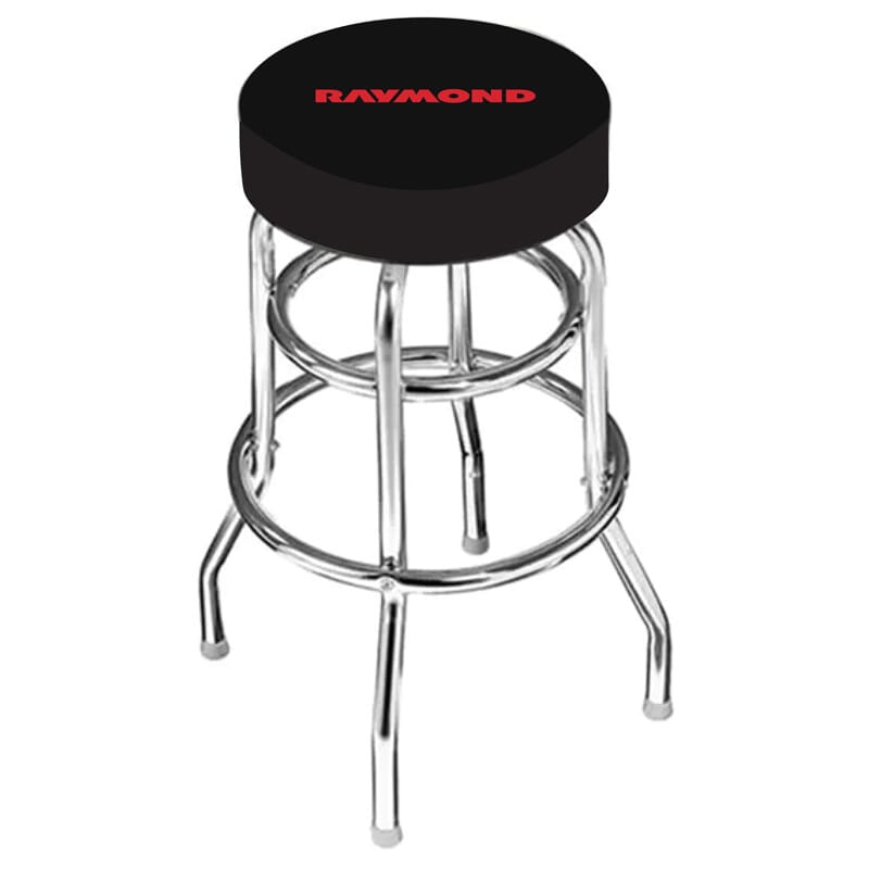 Raymond Swivel Bar Stool with Chrome Plated Legs