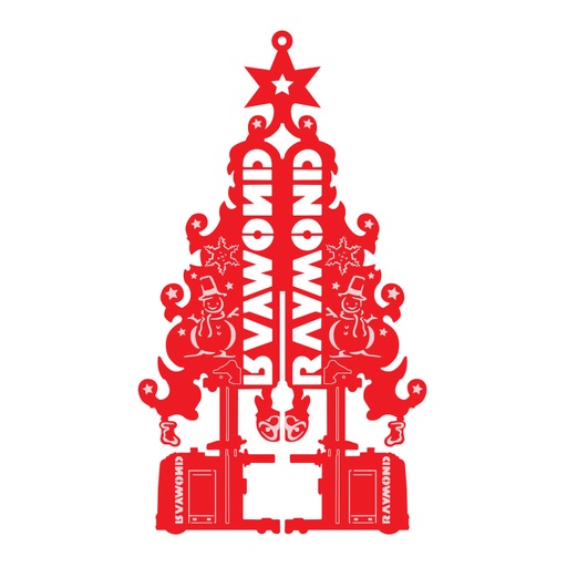[5100358] Raymond Red Raymond Tree Ornament