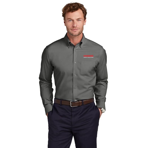 [101072044] Raymond Brooks Brothers Wrinkle-Free Stretch Pinpoint Shirt